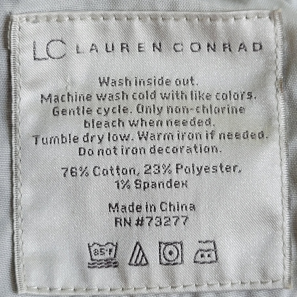 🌟 LC Lauren Conrad Gray Skinny Jeans 👖 Denim Women's Size 4 Stretchy - Picture 8 of 11